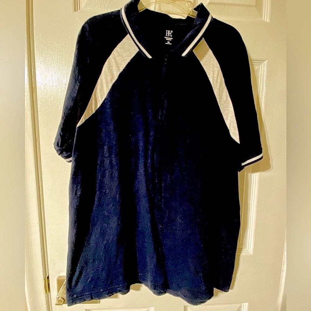 INC International Concepts Men’s Navy Blue Shirt Size XL Like New